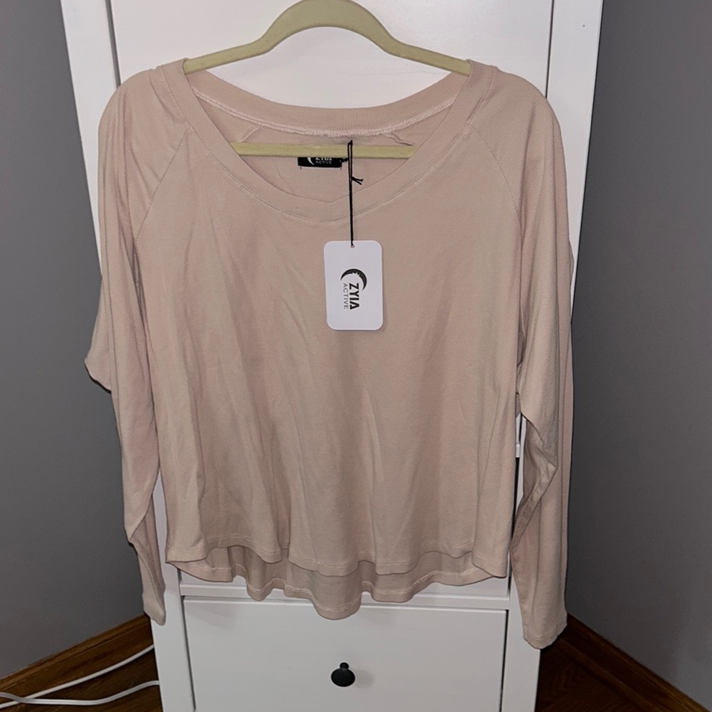Zyia Womens Almond Reve Long Sleeve